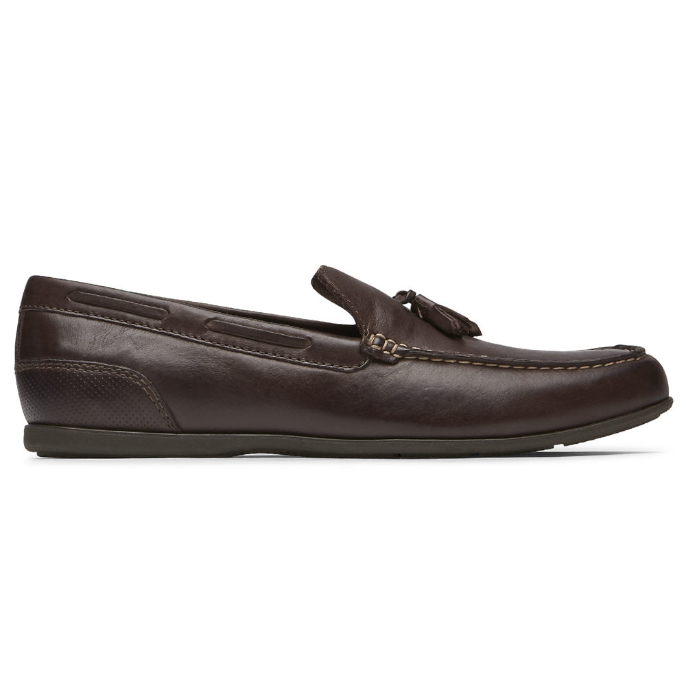 Rockport Loafers Herre Mørke Brune - Malcom Tassel - XINK25308